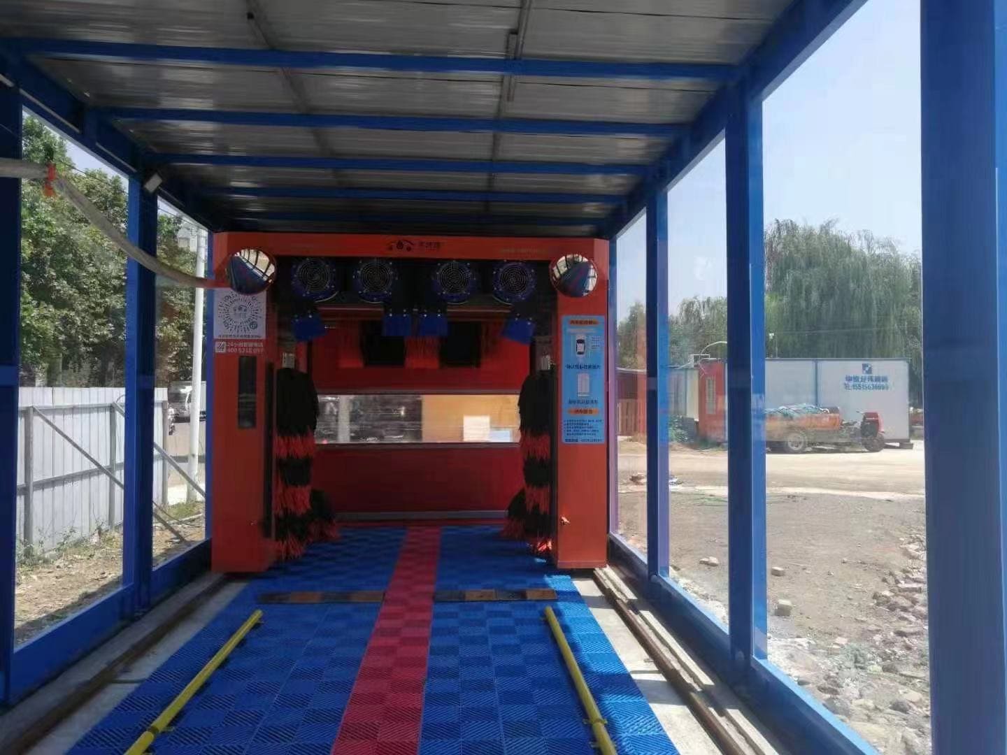 全自動(dòng)洗車(chē)機(jī)進(jìn)駐華北水利水電大學(xué)
